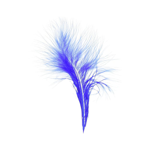 Royal Blue Feathers | Blue Fishing Tackle | Royal Blue Marabou Feathers - 3in. to 8in. - .25oz (nmb704rl)
