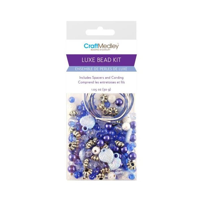 Blue Bead Kit | Blue Jewelry Kit | Blue Acrylic Bead Kit - 30g (nmbd520e)