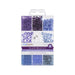 Blue Purple Glass Bead Kit | Blue Purple Glass Bead Kit - Sky - 90g (nmbd720b)