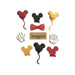 Mickey Mouse Buttons - 10 Pieces (nmbgtp4308)