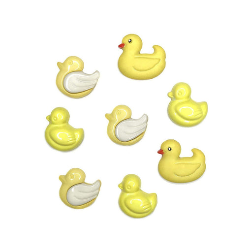 Duckies Buttons - 8 Pieces (nmbgtp4351)