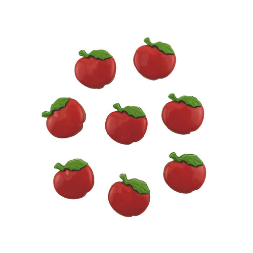 Red Apple Fasteners | Red Apple Buttons - Shank - 8 Pieces/Pkg. (nmbtp4094)