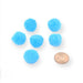 Small Blue Pom-Poms | Blue Craft Poms | Blue Pom Poms - 20mm - 60 Pieces/Pkg. (nmcfk126blue)