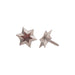 6 Point Star Fasteners | Hexagon Brads | Metal Paper Fasteners - Pewter 6 Point Star - 1/2in. - 50/Pkg (nmci95009)