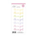 Its A Girl Stickers | Its A Girl Labels | It's A Girl Cardstock Stickers - Multicolor - 7 Colors (nmdcstx3149)