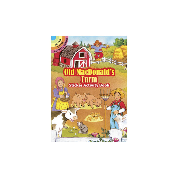 Farm Stickers | Farming Stickers | Old MacDonald's Farm with 21 Stickers Mini Activity Book - 5.5 x 4.25in. (nmdov29409)