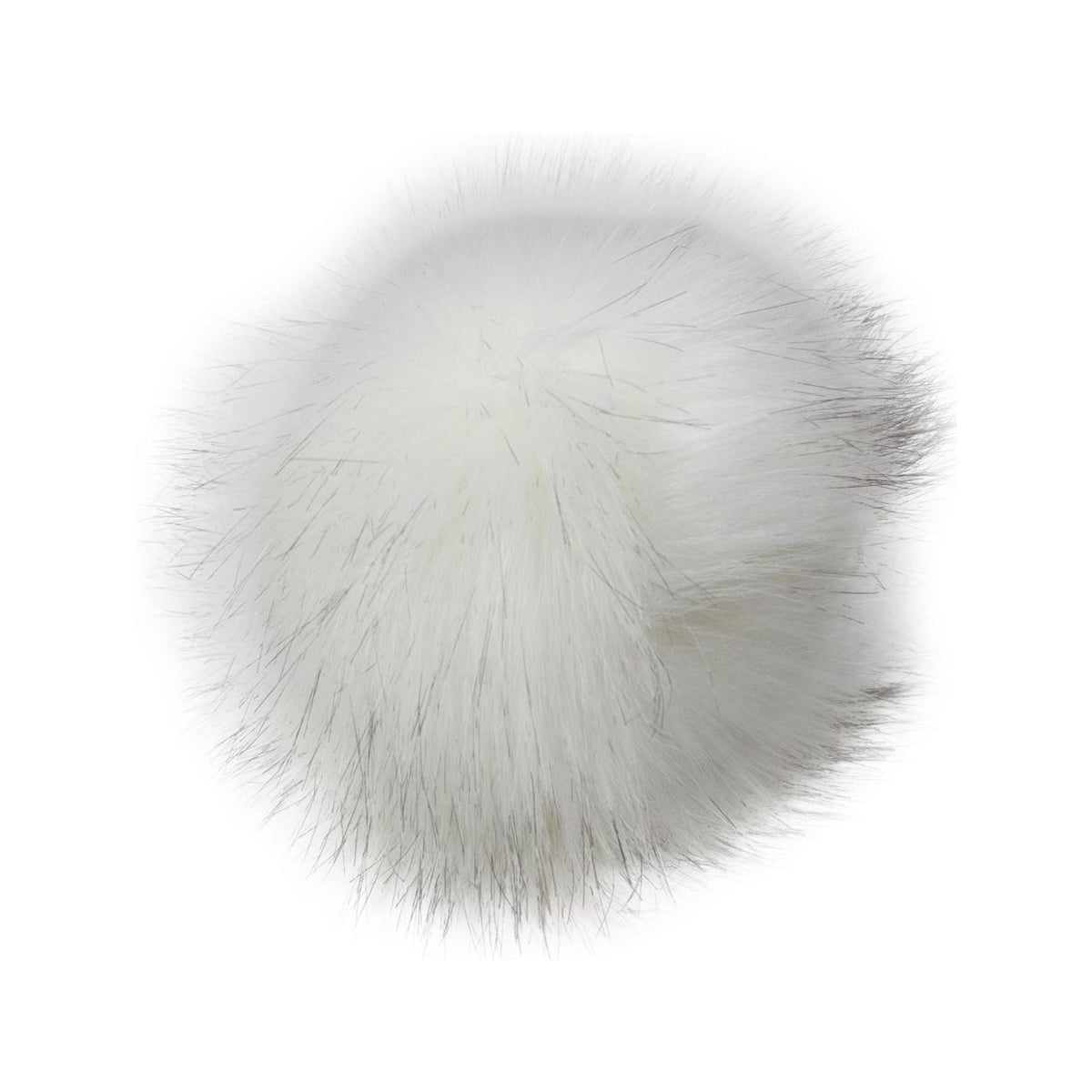 Pre-cut XL 5 Inch Pure White Pom Pom Squares Luxury Faux Fur