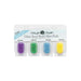 Purple Seed Beads | Yellow Seed Beads | Glass Seed Bead Mini Pack - 02101, 00167, 02006, 00128 - 830mg of Each Color (nmgbmpk01007)