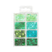 Lime Green Sequins | Emerald Green Sequins | Cup Sequins Kit - Go Green - 7mm - .56oz (nmgc457c)