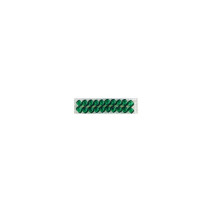 Emerald Green Seed Beads | Tiny Green Beads | Glass Seed Beads - Creme de Mint - 4.54g (nmgsb02020)