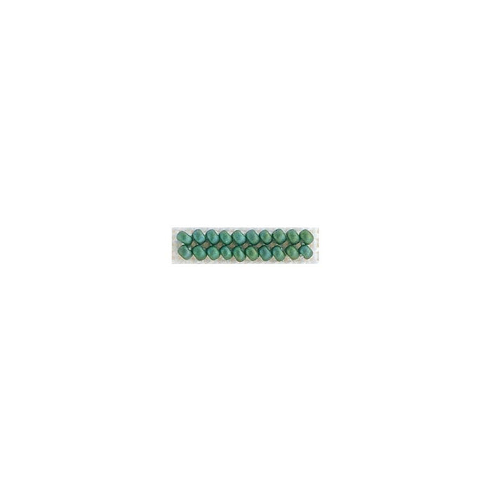 Celadon Seed Beads | Tiny Celadon Beads | Glass Seed Beads - Opaque Celadon - 2.85g (nmgsb02053)