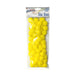 Easter Pom Poms | Yellow Poms | Yellow Pom Poms - 25mm - 60 Pieces/Pkg. (nmhtpom125)