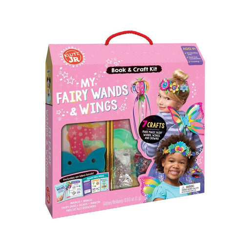 Fairy Craft Kit | DIY Fairy Wings | DIY Fairy Wings | Girls Craft Kit | Klutz Jr. My Fairy Wands & Wings Book and Craft Kit (nmk864392)