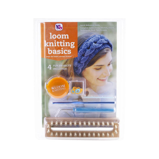 Loom Knitting Craft Kit, Loom Knitting Basics Kit (nmkb4518)