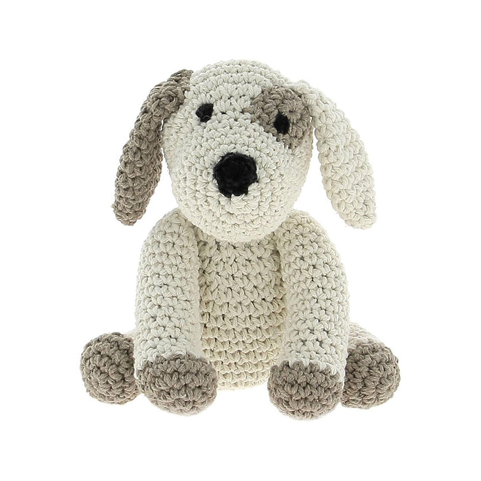 Puppy Craft Kit | Dog Crochet Kit | DIY Dog | Puppy Millie - Amigurumi DIY Kit with Eco Barbante Yarn - Intermediate Skill Level (nmpak139)