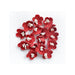 Red Paper Flowers | Red Flower Heads | Red Handmade Paper Flowers - Love and Roses - 16 Pieces/Pkg. (nmpolina83030)