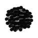 Black Pom Poms | Black Craft Poms | Black Pom-Poms - .75in. - 45 Pieces/Pkg. (nmpom.7562024)