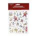 Santa Stickers | Reindeer Stickers | Christmas Wishes Stickers - 1 Sheet - Assorted Styles/Sizes/Colors (nmsk129mc1277)