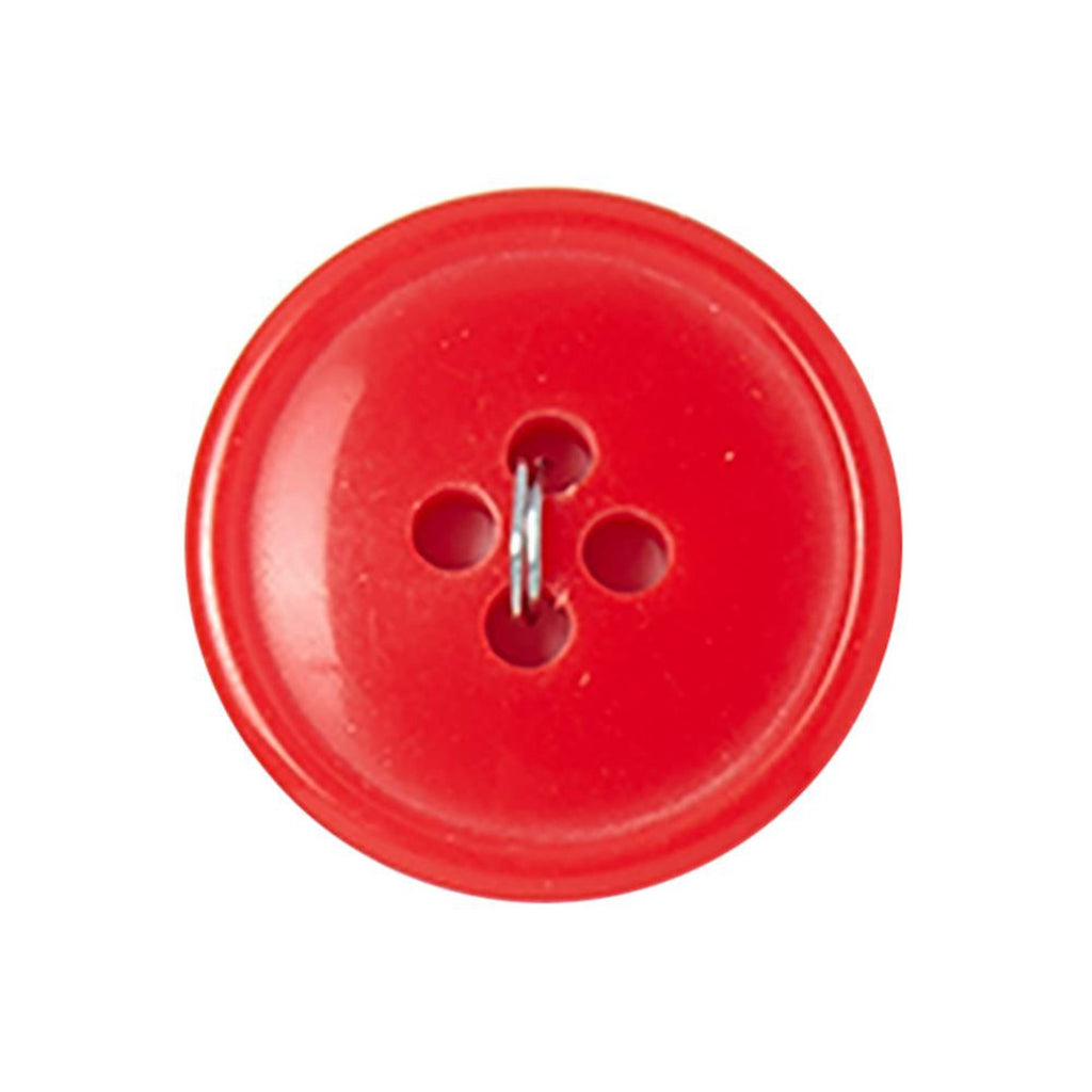 Red Buttons - Round - 5/8in. - 20 Pieces (no570000001) 