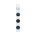 Dark Blue Buttons, Royal Blue Buttons - 4 Hole - 3/4in. - 3 Pieces/Pkg. (nmsl297a)