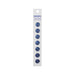 Dark Blue Buttons, Navy Blue Buttons - Pearl Navy - 7/16in. - 11.5 mm - 7 Pieces/Pkg. (nmsl461a)