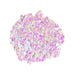 Iridescent Embellishments | 8mm White Sequins | White Iridescent Cupped Sequins - 8mm - 200 Pieces/Pkg. (nmsqu40000871)