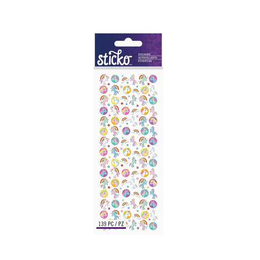 Unicorn Stickers - Tiny - 139 Pieces (no8600072)