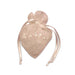 White Heart Favor Bags | White Heart Pouches | White Heart Shaped Organza Bags - 3.5in. x 3.5in. - 30 Pieces/Pkg. (pm0900901)