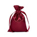 Wine Satin Pouch | Small Wine Pouch | Wine Satin Bags - 2in. x 2.5in. - 30 Pieces/Pkg. (pm09200105)