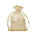 Gold Satin Pouch | Small Gold Pouch | Gold Satin Bags - 3in. x 4in. - 30 Pieces/Pkg. (pm09200220)
