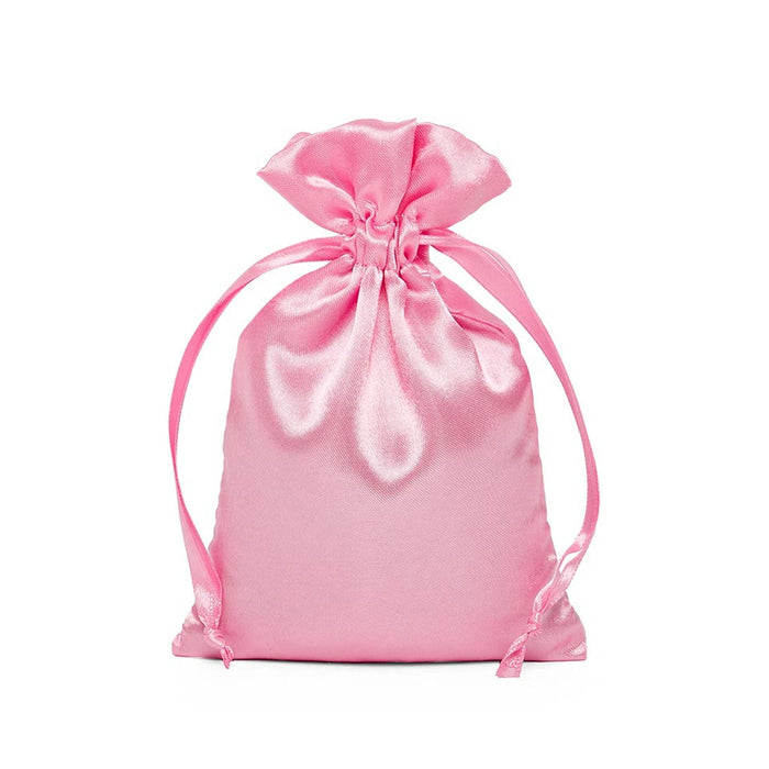 Pink Satin Pouch | Small Pink Pouch | Rose Pink Satin Bags - 3in. x 4in. - 30 Pieces/Pkg. (pm09200235)