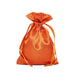 Orange Satin Pouch | Small Orange Pouch | Orange Satin Bags - 3in. x 4in. - 30 Pieces/Pkg. (pm09200240)