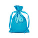 Turquoise Satin Pouch | Small Turquoise Pouch | Turquoise Satin Bags - 3in. x 4in. - 30 Pieces/Pkg. (pm09200275)