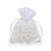 White Mesh Favor Bags | White Net Bags | White Cross Mesh Bags - 3in. X 4in. - 12 Pieces/Pkg. (pm0921110)