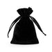 Black Velvet Bags | Black Velvet Pouches | Black Velvet Fabric Bag - 3in. x 4in. - 20 Pieces/Pkg. (pm09230220)