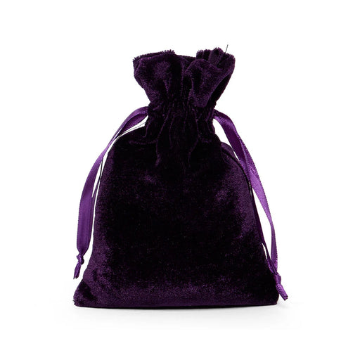 Purple Velvet Bags | Purple Velvet Pouches | Purple Velvet Fabric Bag - 3in. x 4in. - 20 Pieces/Pkg. (pm09230280)