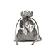 Silver Lame Favor Bags | Small Silver Pouches | Silver Metallic Lamé Bags - 3in. x 4in. - 12 Pieces/Pkg. (pm09297440)