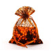 Halloween Favor Bags | Spider Web Bags | Orange and Black Spider Web Sheer Bags - 4in. x 6in. - 12 Pieces/Pkg. (pm09340440)