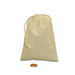Cream Jewelry Bags | Cream Velour Bags | Small Cream Velour Jewelry Bags - 3 x 4in. - 25 Pieces/Pkg. (pm0940434)