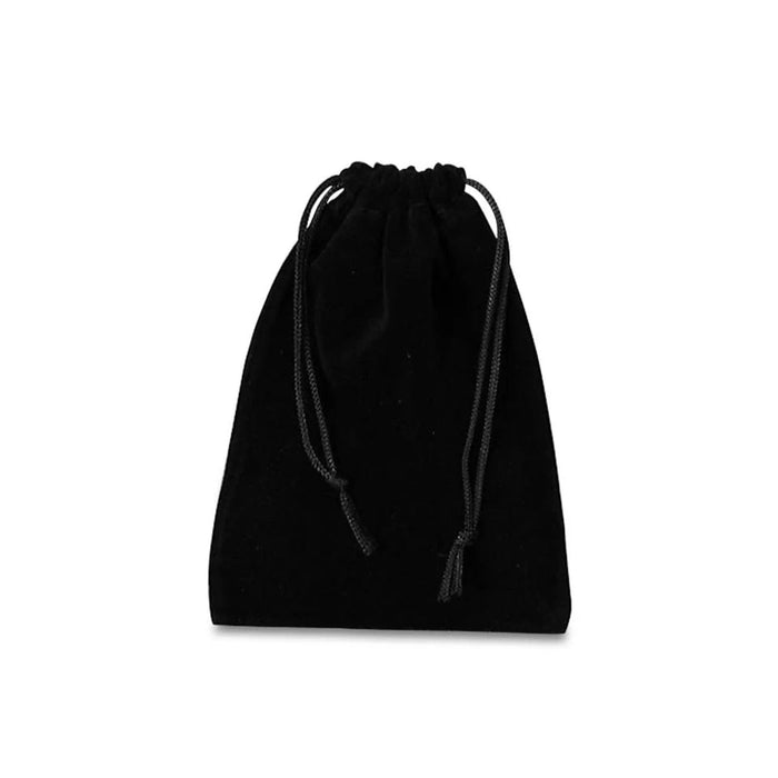 Black Jewelry Bags | Black Velour Bags | Small Black Velour Jewelry Bags - 3 x 4in. - 25 Pieces/Pkg. (pm0942034)