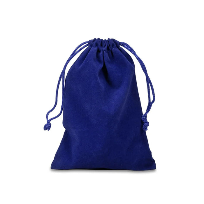 Blue Jewelry Bags | Blue Velour Bags | Small Royal Blue Velour Jewelry Bags - 3 x 4in. - 25 Pieces/Pkg. (pm0947034)