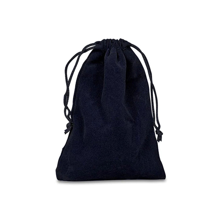 Blue Jewelry Bags | Blue Velour Bags | Small Navy Velour Jewelry Bags - 3 x 4in. - 25 Pieces/Pkg. (pm0947234)