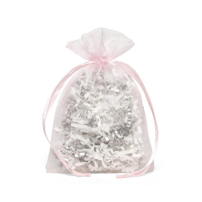 Pink Favor Bags | Sheer Pink Bags | Pink Organza Bags - 3in. x 4in. - 30 Pieces/Pkg. (pm09870137)