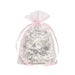 Pink Favor Bags | Sheer Pink Bags | Pink Organza Bags - 3in. x 4in. - 30 Pieces/Pkg. (pm09870137)