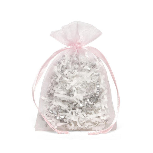 Pink Favor Bags | Sheer Pink Bags | Pink Organza Bags - 2in. x 3in. - 30 Pieces/Pkg. (pm09870037)