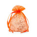 Orange Favor Bags | Sheer Orange Bags | Orange Flat Organza Bags - 2in. x 3in. - 30 Pieces/Pkg. (pm09870040)