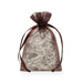 Brown Favor Bags | Sheer Brown Bags | Brown Flat Organza Bags - 2in. x 3in. - 30 Pieces/Pkg. (pm09870046)