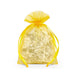Yellow Favor Bags | Sheer Yellow Bags | Daffodil Organza Bags - 2in. x 3in. - 30 Pieces/Pkg. (pm09870051)
