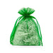 Emerald Green Favor Bags | Sheer Green Bags | Emerald Green Flat Organza Bags - 3in. x 4in. - 30 Pieces/Pkg. (pm09870160)