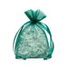 Hunter Green Favor Bags | Sheer Green Bags | Hunter Green Flat Organza Bags - 3in. x 4in. - 30 Pieces/Pkg. (pm09870162)